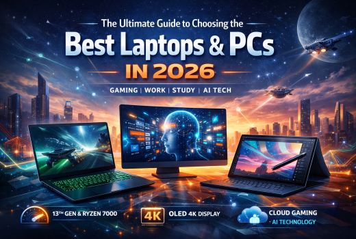 دليل اختيار أفضل الحواسيب واللابتوبات في 2026: كل ما تحتاج معرفته قبل الشراء ????✨