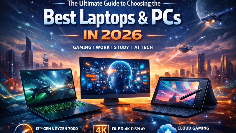 دليل اختيار أفضل الحواسيب واللابتوبات في 2026: كل ما تحتاج معرفته قبل الشراء ????✨