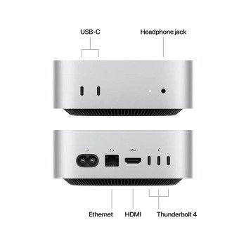 Apple Mac Mini A3238 - MU9D3AB/A, M4 Chip (10 Core), RAM 16GB, SSD 256GB, GPU 10‑core, MacOS Sequoia