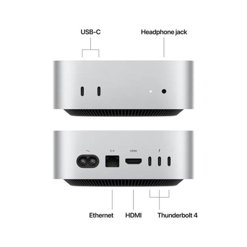 Apple Mac Mini A3238 - MU9D3AB/A, M4 Chip (10 Core), RAM 16GB, SSD 256GB, GPU 10‑core, MacOS Sequoia Apple Mac Mini A3238 - MU9D3AB/A, M4 Chip (10 Core), RAM 16GB, SSD 256GB, GPU 10‑core, MacOS Sequoia