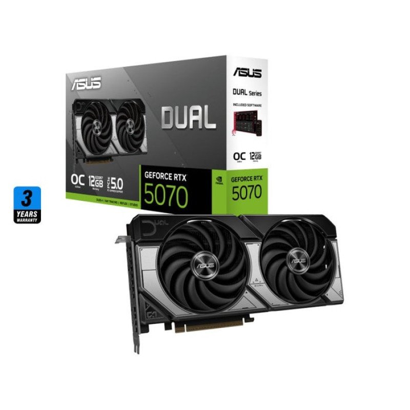 ASUS Dual GeForce RTX™ 5070 12GB GDDR7 OC Edition ASUS Dual GeForce RTX™ 5070 12GB GDDR7 OC Edition