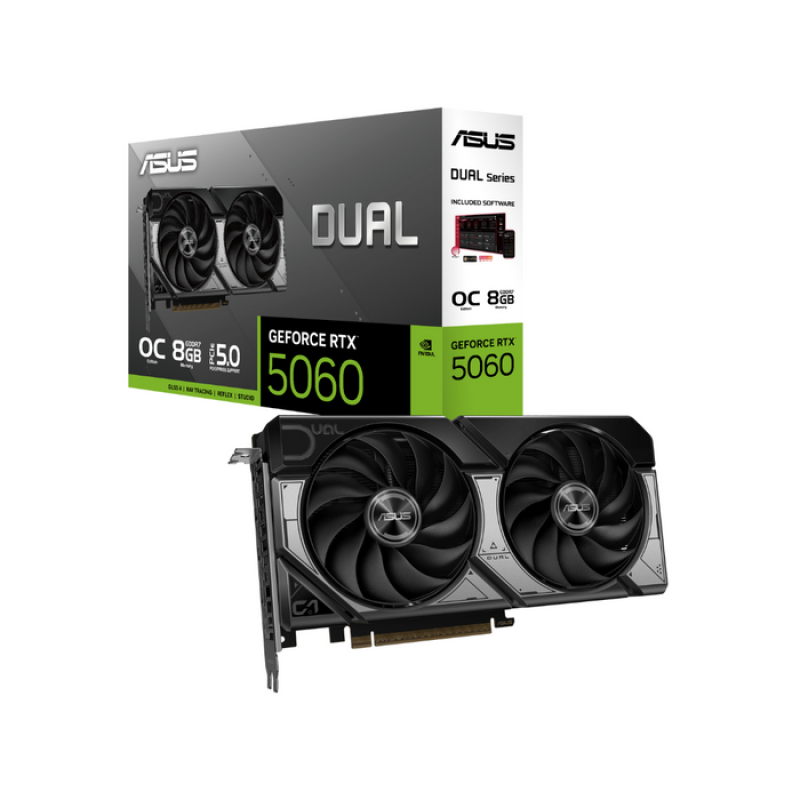 ASUS Dual GeForce RTX™ 5060 8GB GDDR7 OC Edition