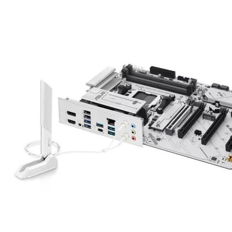 Asus B850 MAX Gaming WiFi Motherboard (White)