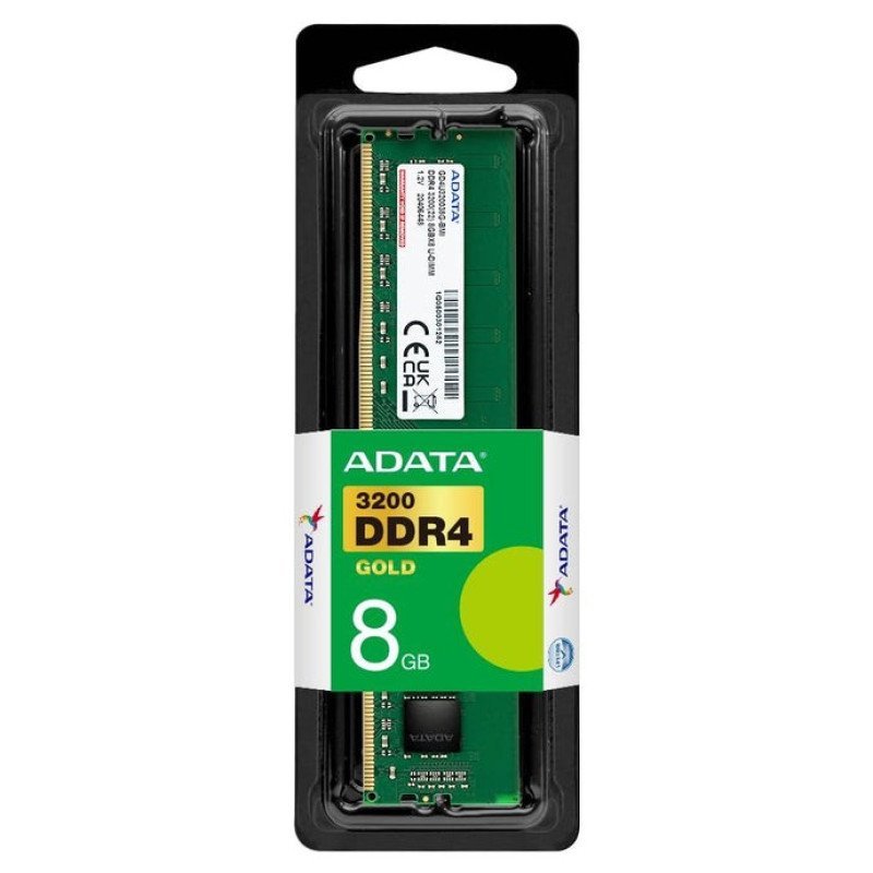 ADATA Premier DDR4 3200 MT/s 8GB (1×8 GB) CL22 UDIMM 288-Pins Desktop RAM