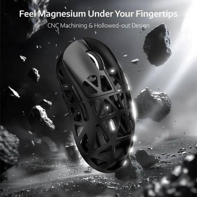 Attack Shark R2 [Wired-2.4G-BT5.1] Mouse (Black)