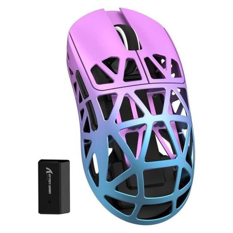 Attack Shark R2 [Wired-2.4G-BT5] Wireless Mouse (Twilight Purple)