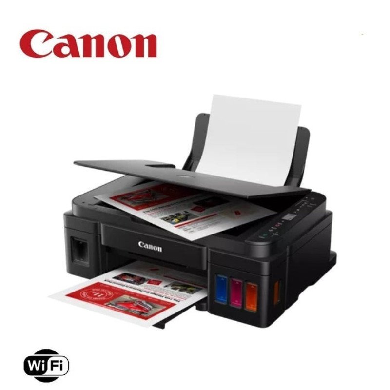 Canon PIXMA G3410 Wi-Fi, Inkjet Color All-in-One Printer, printing from smart devices