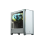 CORSAIR ICUE 4000D RGB TOWER TEMPERED GLASS CASE WHITE