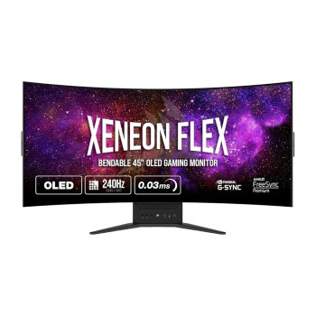 CORSAIR XENEON FLEX 45WQHD240 45 QHD (3440x1440), 240Hz, OLED, 0.03Ms, Bendable