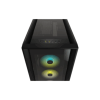 CORSAIR ICUE 5000X RGB TEMPERED GLASS MID-TOWER SMART CASE BLACK