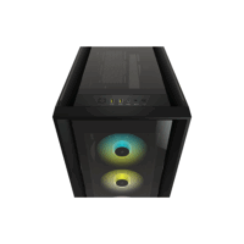 CORSAIR ICUE 5000X RGB TEMPERED GLASS MID-TOWER SMART CASE BLACK