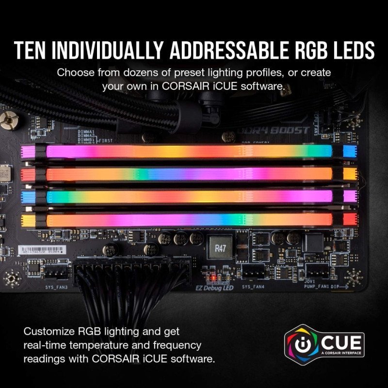 RAM DDR4 8GB 3200 CORSAIR VENGEANCE RGB RS c16 RAM DDR4 8GB 3200 CORSAIR VENGEANCE RGB RS c16