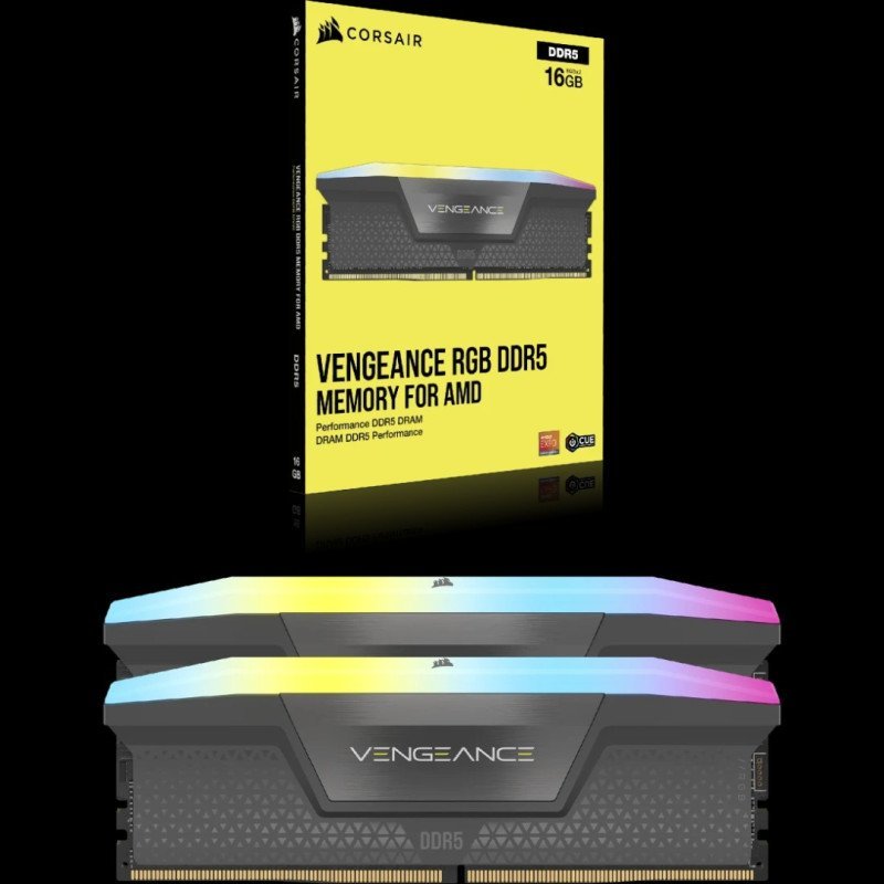 RAM DDR5 KIT 2x32 6400 CORSAIR VENGEANCE RGB B CL32 XMP&AMD