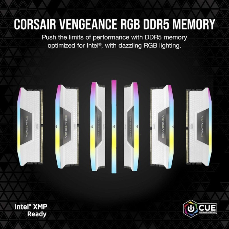 RAM DDR5 KIT 2X16 6400 CORSAIR VENGEANCE RGB W Z36 XMP&EXPO