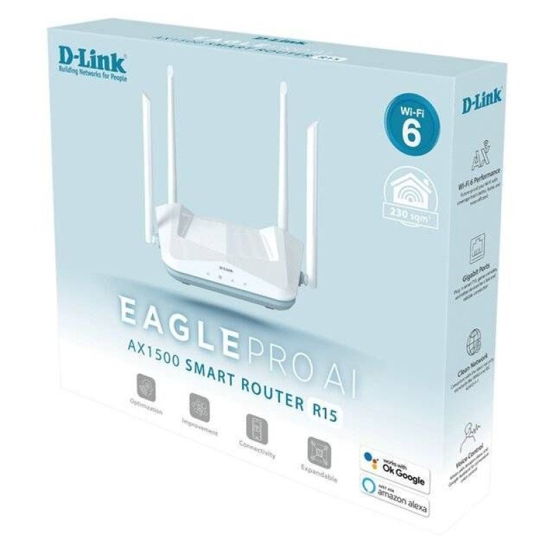 D-Link AX1500 Smart Router R15 D-Link AX1500 Smart Router R15