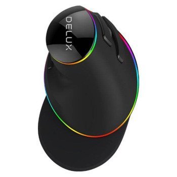 Delux M618 Plus Wireless Mouse (Black)