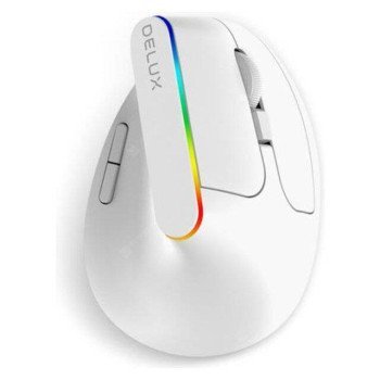 Delux M618C Wireless Mouse (White)