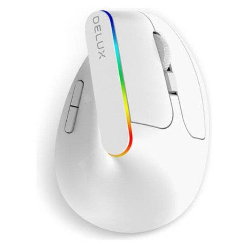 Delux M618C Wireless Mouse (White)