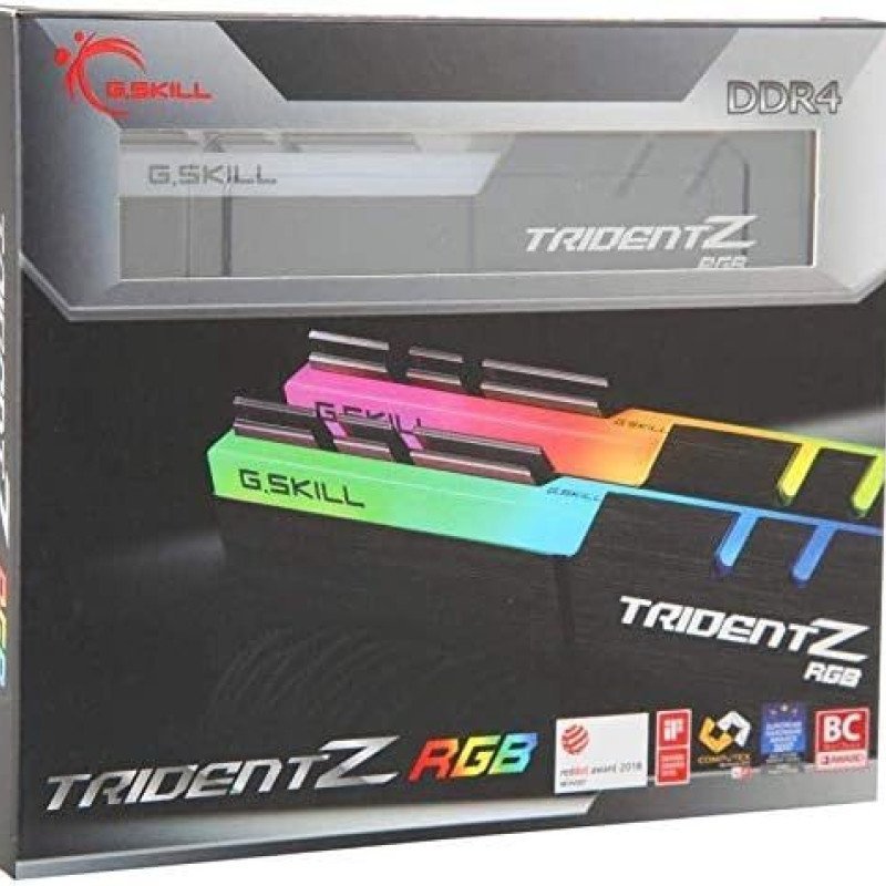 RAM DDR4 KIT 2x16GB 3600 GSKILL TRIDENT Z RGB F4-3600C18D-32GTZR RAM DDR4 KIT 2x16GB 3600 GSKILL TRIDENT Z RGB F4-3600C18D-32GTZR