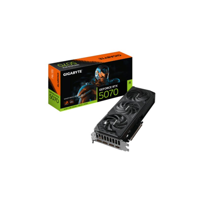GIGABYTE GeForce RTX™ 5070 WINDFORCE 12GB OC Edition SFF