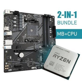 Gigabyte B550M‑K Motherboard + Ryzen 7 5700X (Tray) Bundle