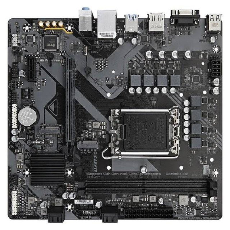 Gigabyte B760M E DDR5 Motherboard Gigabyte B760M E DDR5 Motherboard