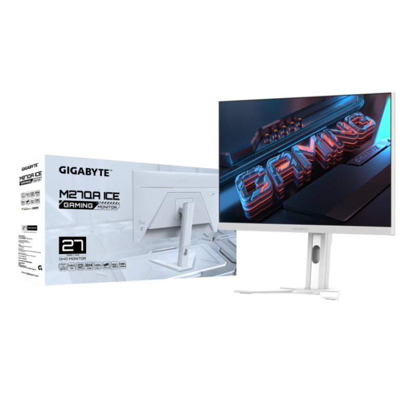 GIGABYTE MONITOR M27QA 27 GAMING 2K 1MS 180Hz IPS ICE