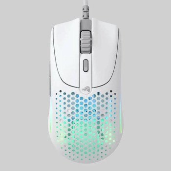 Glorious (Model O2) Wired Gaming Mouse (Glossy White)
