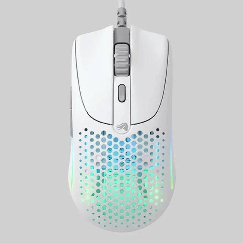 Glorious (Model O2) Wired Gaming Mouse (Glossy White)