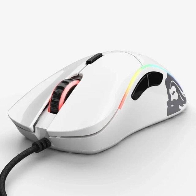 Glorious D Gaming Mouse (Glossy White)