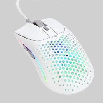 Glorious (Model O2) Wired Gaming Mouse (Glossy White)