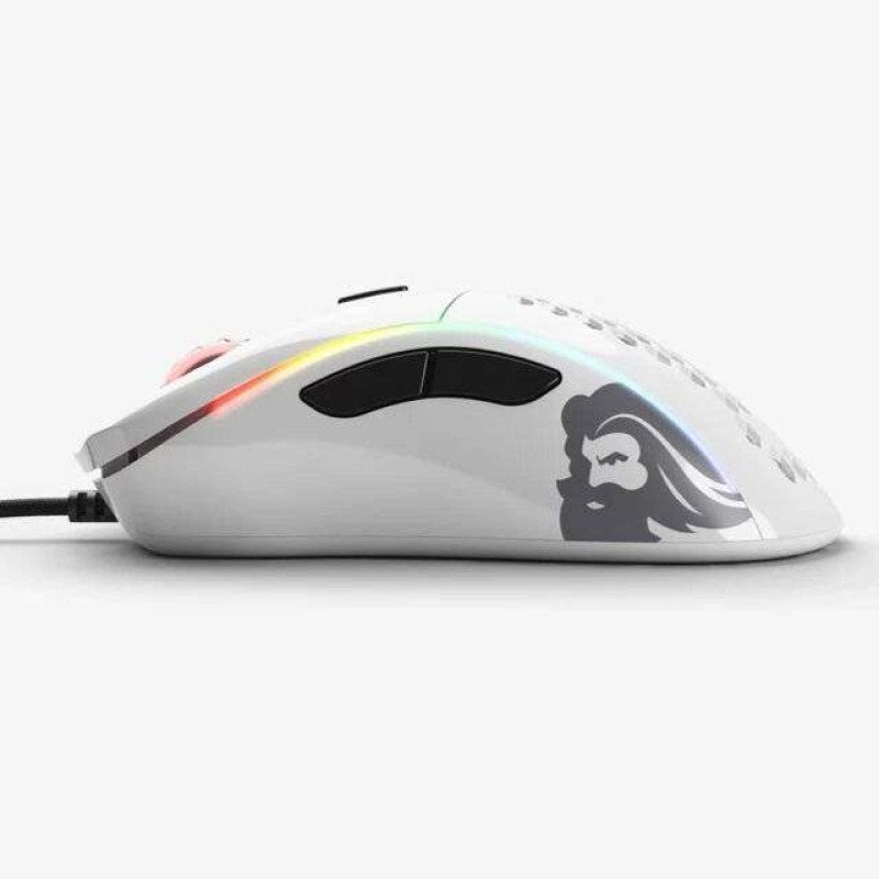 Glorious D Gaming Mouse (Glossy White)
