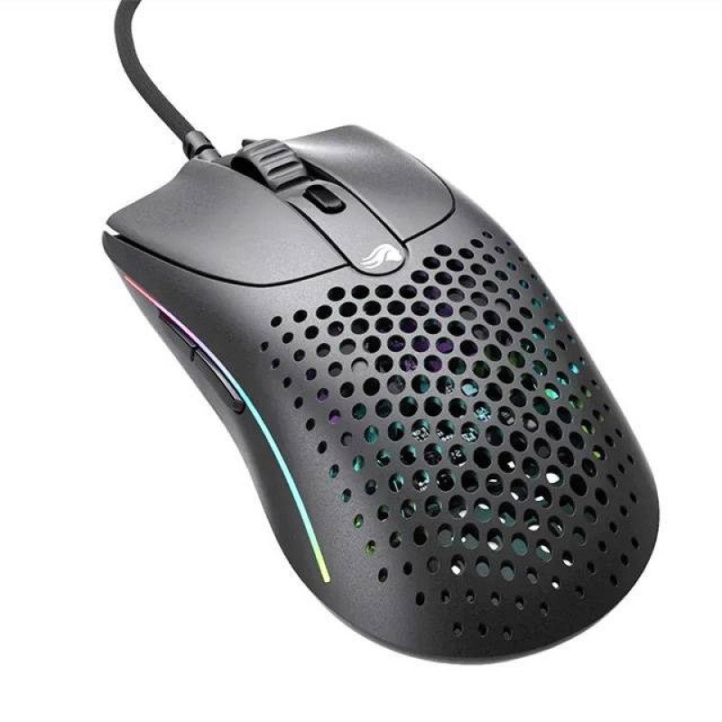 Glorious (Model O2) Wired Gaming Mouse (Glossy Black)