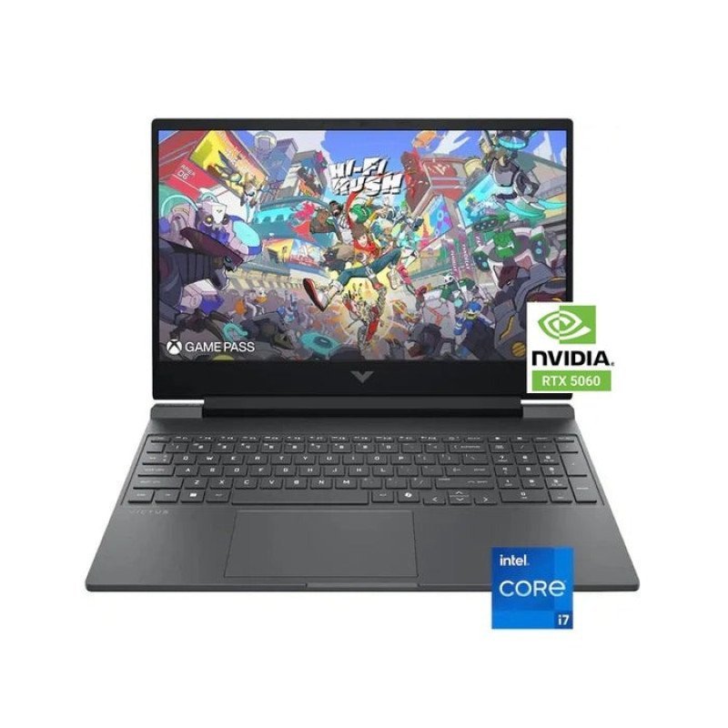 HP Victus 15-FA2787NR, Intel Core i7-13620H, RAM 16GB, 512GB SSD, NVIDIA Geforce 5060 8GB, 15.6 FHD IPS 144Hz, Silver