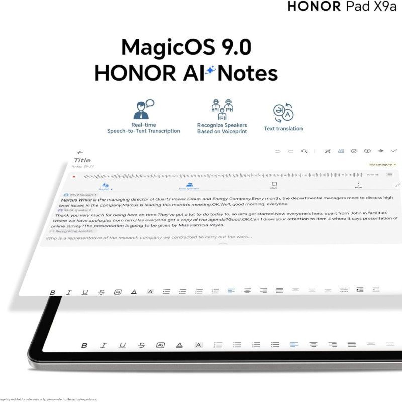 HONOR PAD X9a PAPERMATTE