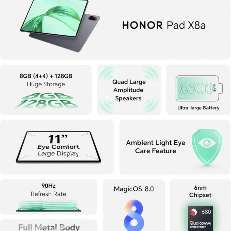 Honor Pad X8a