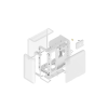HYTE X50 TEMPERED GLASS SIDE PANAL MID TOWER CASE – SNOW WHIET