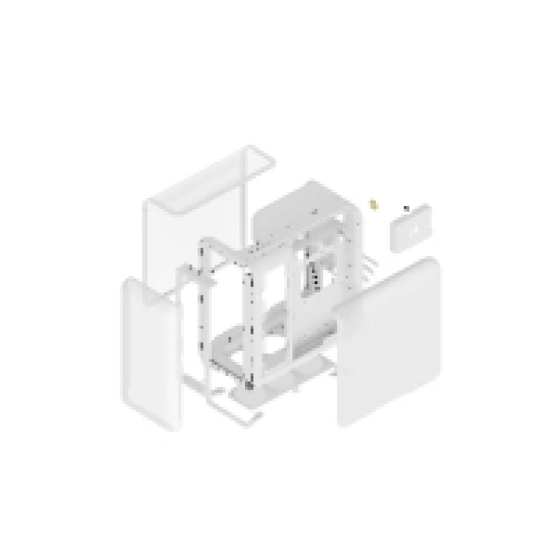 HYTE X50 TEMPERED GLASS SIDE PANAL MID TOWER CASE – SNOW WHIET