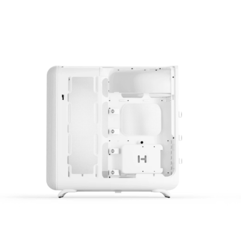 HYTE X50 TEMPERED GLASS SIDE PANAL MID TOWER CASE – SNOW WHIET