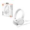 JBL Tune 520C USB-C Hi-Res Wired On-ear headphones - White Sale price40,000 IQD