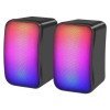 Kisonli X17 [3.5mm + USB] 2.0 RGB Speakers
