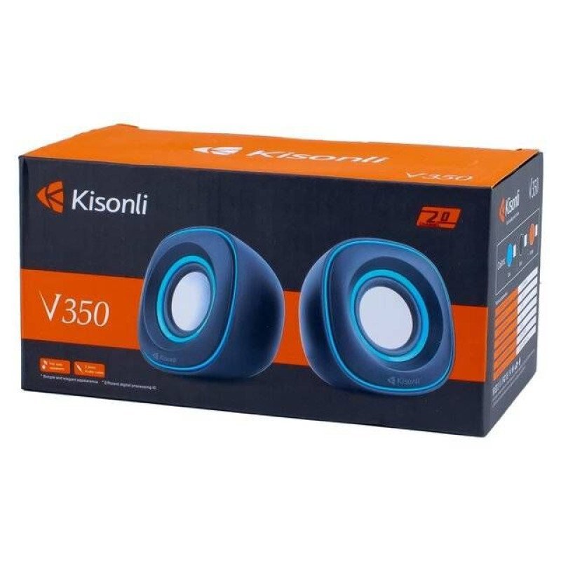 Kisonli V350 Mini Speakers (Black)