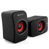 Kisonli KS‑07 USB Speaker (Black/Red)