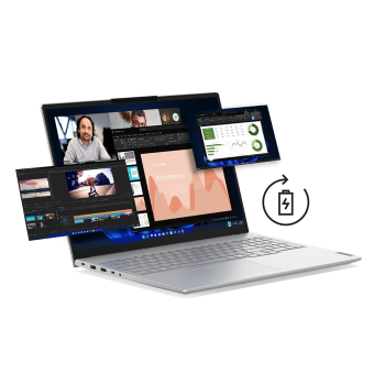 Lenovo ThinkBook 16 G8 - (2KGR), Intel® Core Ultra 7-255H, RAM 16GB (Upgraded), SSD 512GB, Intel Graphics, 16 Inch WUXGA IPS 60Hz, Arctic Grey