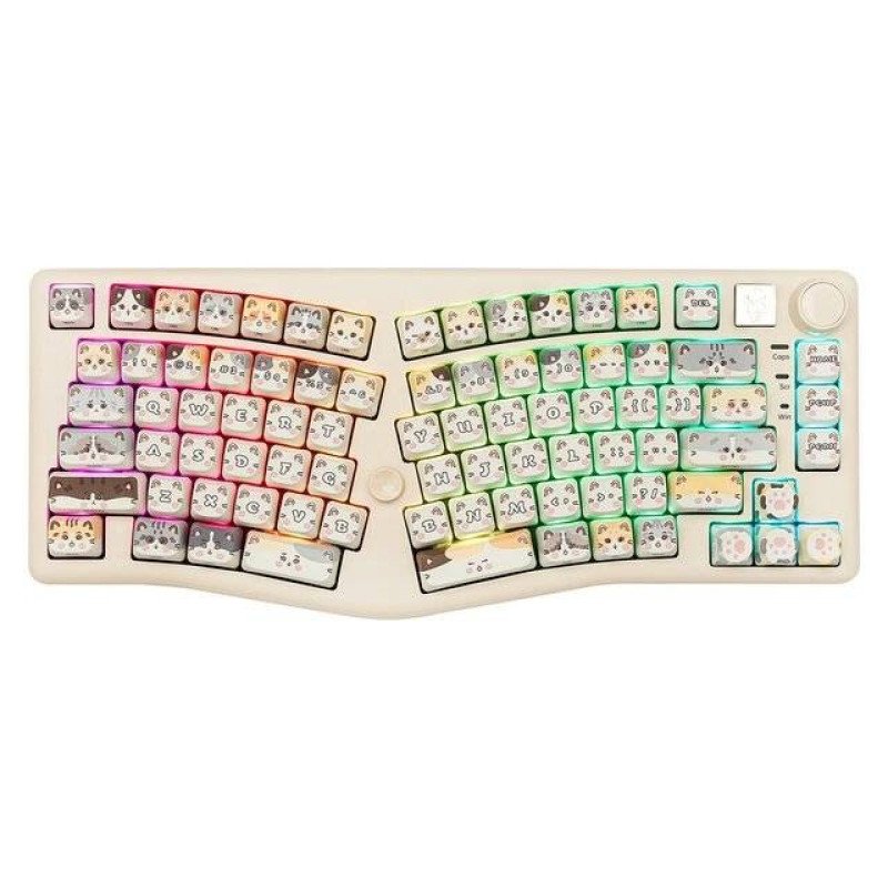 Leobog A75 [Tri-Mode] Barbie Switch Keyboard (Moon Cat)