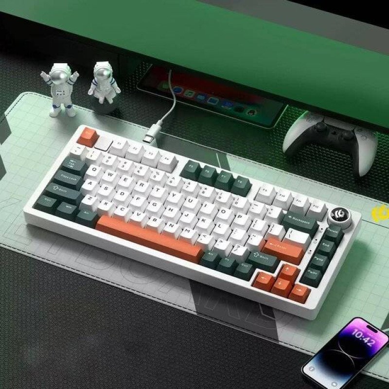 Leobog Hi75C [Galactic Switch] Keyboard (Mountain Rain White)