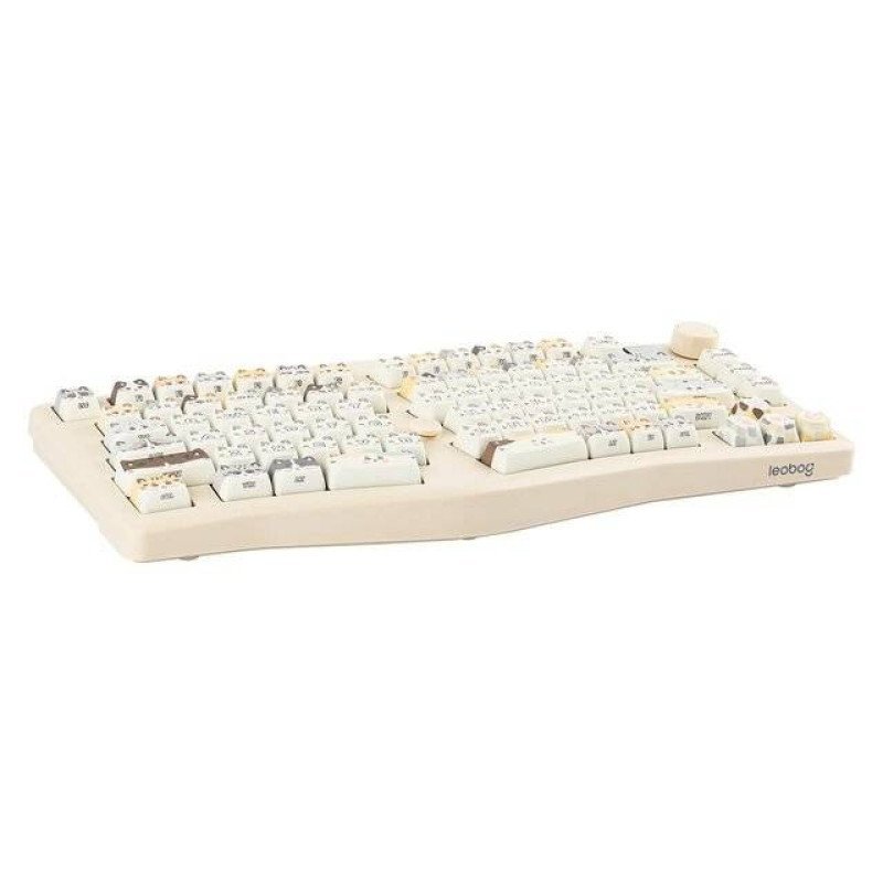 Leobog A75 [Tri-Mode] Barbie Switch Keyboard (Moon Cat)