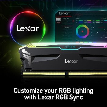 RAM DDR4 16GB 3600 LEXAR RGB