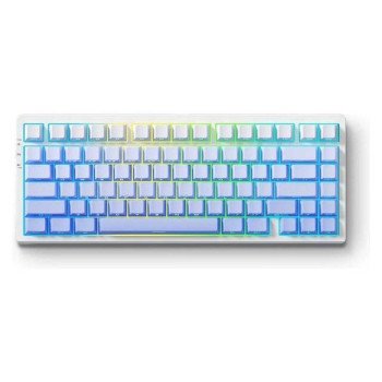 MCHOSE G75 Pro 75% [2.4G-BT-Wired] Keyboard (White & Blue)