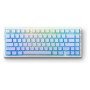 MCHOSE G75 Pro 75% [2.4G-BT-Wired] Keyboard (White & Blue)